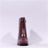 Una Healy Opalite Block Heel Front Zip - Cranberry